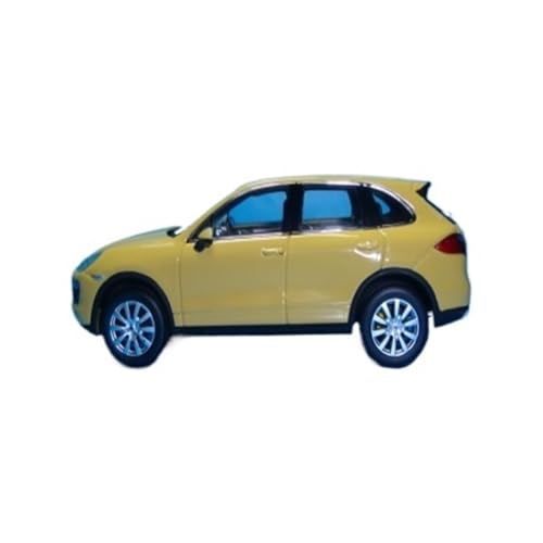 BMAONZ Miniatur Motorfahrzeug-Modelle 1:43 Für Porsche Cayenne Cayenne S Hybrid Automodell (Gelb) Schlafzimmerdekoration Fertigmodell von BMAONZ