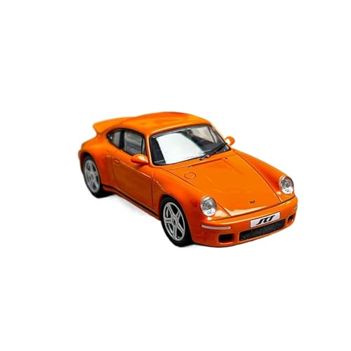 BMAONZ Miniatur Motorfahrzeug-Modelle 1:64 Für Porsche RUF SCR 2018 Legierung Auto Modell Sammeln Und Dekorieren Modell Spielzeug Display Serie Fertigmodell von BMAONZ