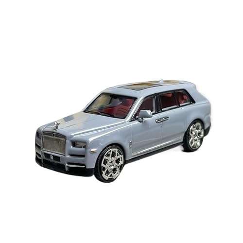 Miniatur Motorfahrzeug-Modelle 1:64 Für Rolls-Royce Cullinan Legierungsautomodell Statische Ornamentsammlung Maßstabsgetreue Automodelle Fertigmodell(Gray) von BMAONZ