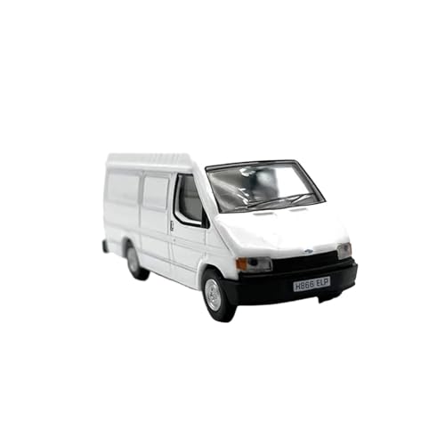 Miniatur Motorfahrzeug-Modelle 1:76 Für Ford Mk3 Transit Van Weiße Legierung Simulation Auto Modell Transporter Ornamente Sammlung Display Fertigmodell von BMAONZ