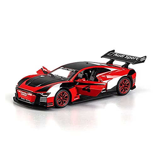 BMAONZ Miniatur Motorfahrzeug-Modelle Diecast 1 32 Maßstab Für Audie-TRON Vision GT Sound- Und Lichtmodellautos Legierungsmodell-Display-Erwachsenenkollektion Fertigmodell(Rot) von BMAONZ