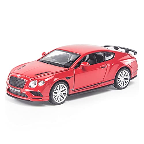 Für Bentley Supersport 1 32 Alu-Automodell Diecast Metal Pull Back Boy Spielzeugfahrzeug Geschenk(Rot) von BMAONZ