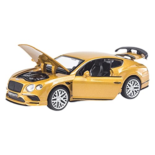 Für Bentley Supersport 1 32 Alu-Automodell Diecast Metal Pull Back Boy Spielzeugfahrzeug Geschenk(Yellow) von BMAONZ