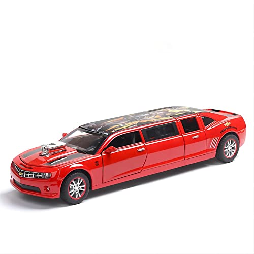 Für Chevrolet Camaro 1 32 Legierung Business Automodell Sound Und Licht Ziehen Kinderspielzeug Dekorationsgeschenk Zurück(Rot) von BMAONZ