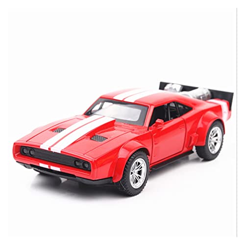 Für Dodge War 1 32 Legierung Automodell Sound Und Licht Ziehen Simulation Kinder Spielzeug Fahrzeug Geschenk Zurück(Rot) von BMAONZ