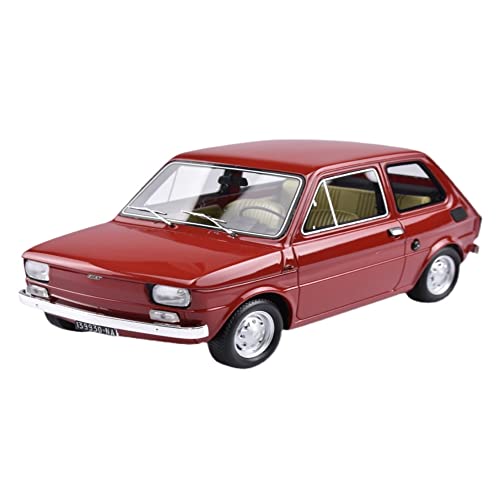 Für FIAT Automodell FIAT 126 Oldtimer Fertiges Harz Automodellsammlung Ornamente 1 18 von BMAONZ