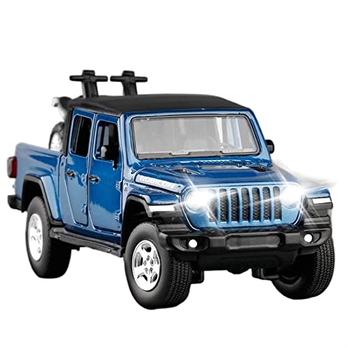 Für Gladiator 2020 1 32 Alu-Pickup-Modell Tonlicht Offroad-Spielzeugfahrzeug-Sammelgeschenk(Blau) von BMAONZ