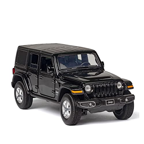 Für Jeep Wrangler 1 32 Legierung Automodell Sound Light Diecasts Offroad Spielzeugfahrzeug Sammlung Geschenk(Schwarz) von BMAONZ