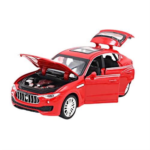 Für Maserati Levante SUV 1 32 Alu-Automodell Sound Light Pull Back Boy Birthday Spielzeugfahrzeug Geschenk(Gold) von BMAONZ
