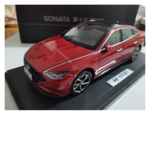 Für Peking Hyundai Sonata Automodell Hyundai Sonata Legierung Automodell Ornamente 1 18(Rot) von BMAONZ