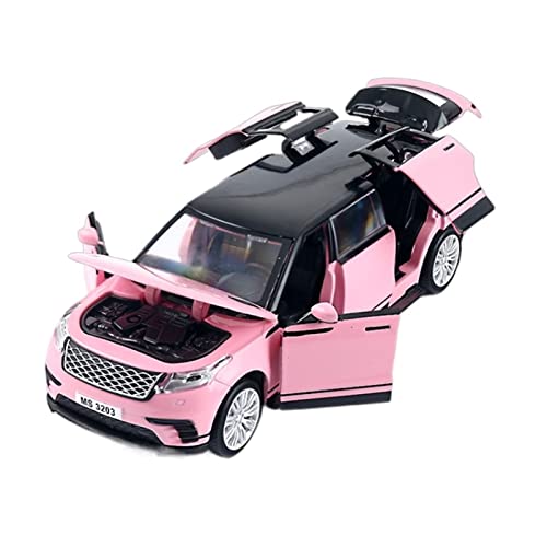 Für Range Rover Evoque Extended Version 1 32 Alu-Automodell Sound Und Licht Ziehen Kinderspielzeuggeschenk Zurück(Rosa) von BMAONZ