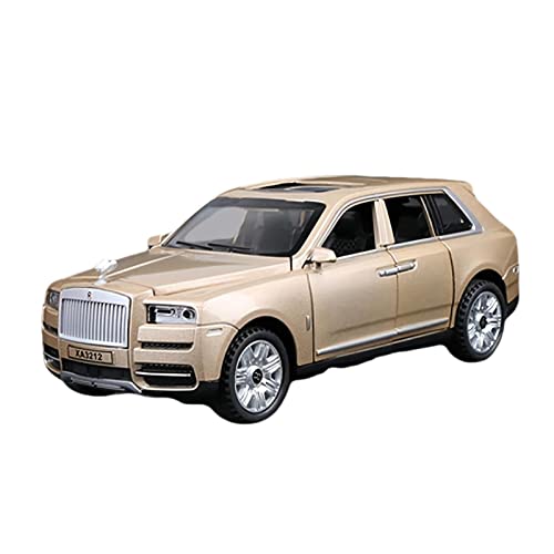Für Rolls Royce Cullinan 1 32 Alu-Automodell Rückzug Kindermetallspielzeugfahrzeug 7 Türen Können Geöffnet Werden(Gold) von BMAONZ
