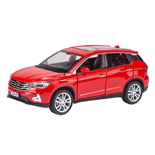 Für Trumpchi GS4 1 32 Alu-Automodell Sound Und Licht Ziehen Kinder Spielzeugfahrzeug Geschenk Zurück(Rot) von BMAONZ
