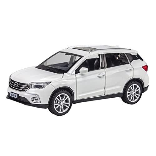 Für Trumpchi GS4 1 32 Alu-Automodell Sound Und Licht Ziehen Kinder Spielzeugfahrzeug Geschenk Zurück(White) von BMAONZ