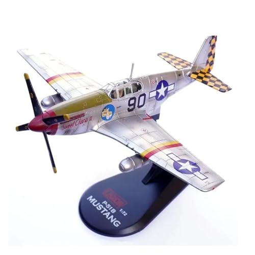 Kleinen Modellflugzeugen 1/72 Für Mustang P-51B P-51 P51B Kämpfer P51 2025 Diecast Legierung Flugzeug Modell Spielzeug Sammlung Miniatur Modelle(Red) von BMAONZ