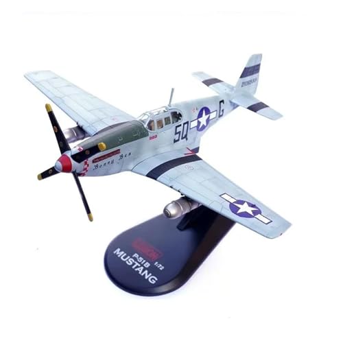 Kleinen Modellflugzeugen 1/72 Für Mustang P-51B P-51 P51B Kämpfer P51 2025 Diecast Legierung Flugzeug Modell Spielzeug Sammlung Miniatur Modelle(Silver) von BMAONZ