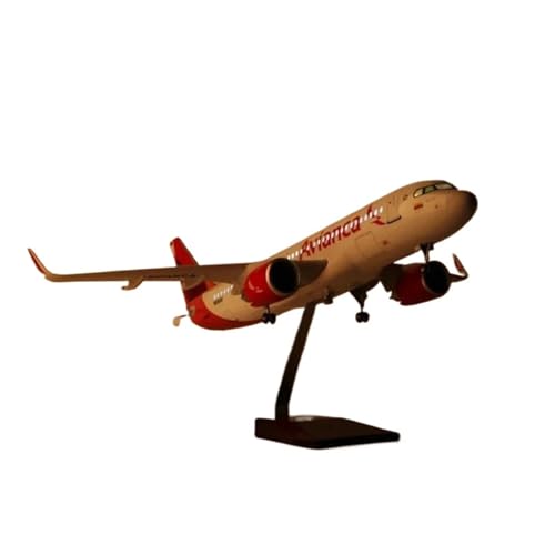 Kleinen Modellflugzeugen 1/80 Für A320 NEO Flugzeug Kolumbien Avianca Air 2025 Spielzeug Druckguss Harz Flugzeug Modell Display Spielzeug Miniatur Modelle(with Light) von BMAONZ