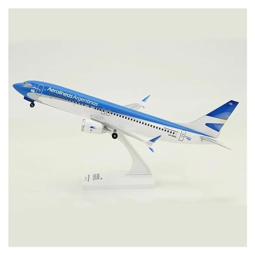 Kleinen Modellflugzeugen 1 130 Flugzeugmodell Für Aerolineas Argentina Airlines Boeing B737 MAX8 Kunstharz-Flugzeugmodellsammlung Miniatur Modelle von BMAONZ