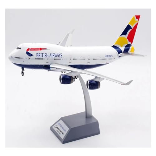 Kleinen Modellflugzeugen 1 200 Für British Airways Boeing B747-400 Druckguss-Flugzeug-Jet-Modell, Miniatur-Sammelmodell Miniatur Modelle von BMAONZ