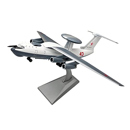 Kleinen Modellflugzeugen 1 200 Maßstabsgetreuer Sowjetischer Beriev A-50 Mainstay AWACS Flugzeugmodell-Geschenkornament Aus Metalldruckguss Miniatur Modelle von BMAONZ