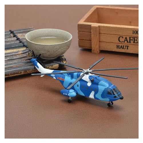 Kleinen Modellflugzeugen 1:144 Für Straight 8 Hubschrauber, Fertiges Flugzeugmodell Aus Legierung, Druckguss, Sammlung Für Erwachsene, Geschenke Und Spielzeug, Kunsthandwerk Miniatur Modelle(Blau) von BMAONZ