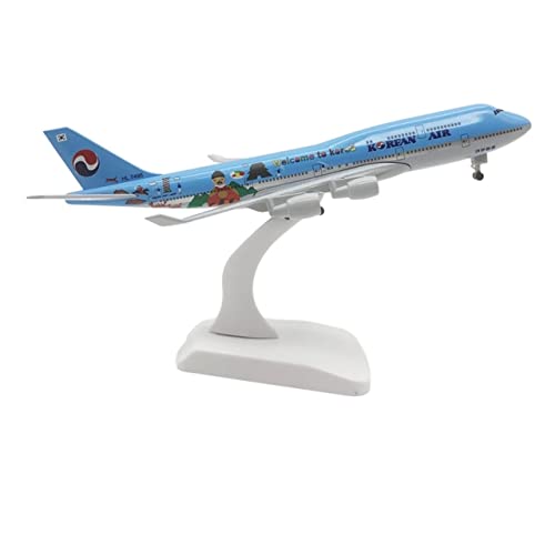Kleinen Modellflugzeugen 20 cm for Korean Air Boeing 747 B747 Airline Flugzeugmodell statisches Geschenk Miniatur Modelle von BMAONZ