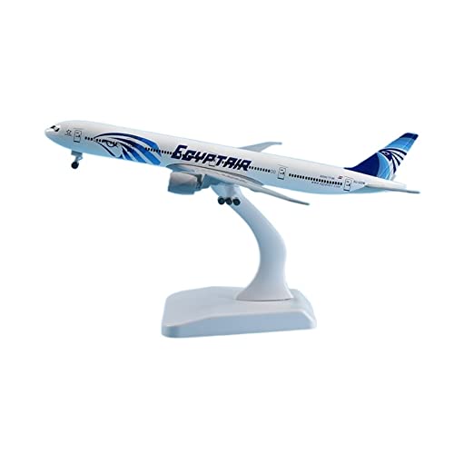 Kleinen Modellflugzeugen 20cm Egyptair Für Boeing 777 Flugzeugmodell Simulation Flugzeugmodell 1:300 Flugzeug Aus Metalldruckguss Miniatur Modelle(20CM-Egypt b777) von BMAONZ