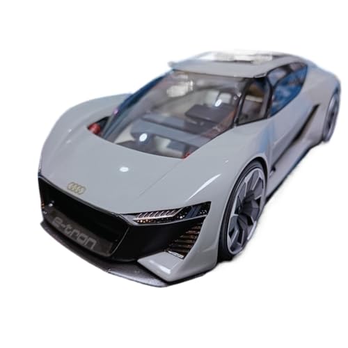 Miniatur Motorfahrzeug-Modelle 1/18 Für Audi Pure PB18 E-tron 2018 Supercar Konzeptmodell Legierung Automodell Displayständer Dekoration Automodell Fertigmodell von BMAONZ