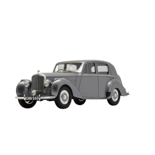 Miniatur Motorfahrzeug-Modelle 1/18 Für Bentley MK VI Limousine 1947 Oldtimer Harz Mini-Automodell Unglaublich Detailliertes Grau Fertigmodell von BMAONZ