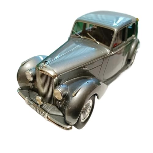 Miniatur Motorfahrzeug-Modelle 1/18 Für Bentley MK VI Saloon Metallic Grau Luxus Limousine Modell Klassische Antike Auto Modelle Mini Auto Modell Fertigmodell von BMAONZ