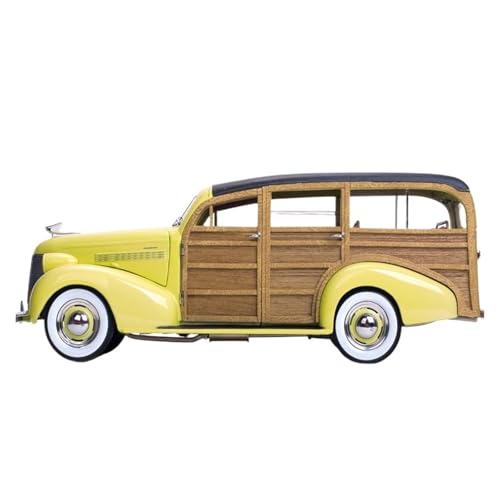 Miniatur Motorfahrzeug-Modelle 1/18 Für Chevrolet 1939 Holzmaserung Automodelle Druckguss Sammlerspielzeugauto Erwachsene Sammlerautomodelle Fertigmodell von BMAONZ