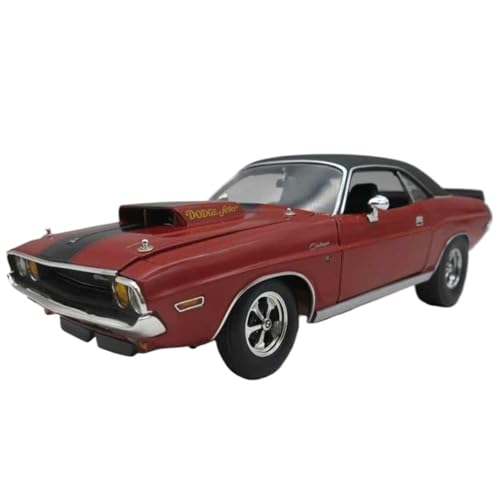 Miniatur Motorfahrzeug-Modelle 1/18 Für Dodge Challenger R/T 1970 Miniatur-Legierung Automodell Rot Statische Fahrzeuge Sammlerstück Fertigmodell von BMAONZ
