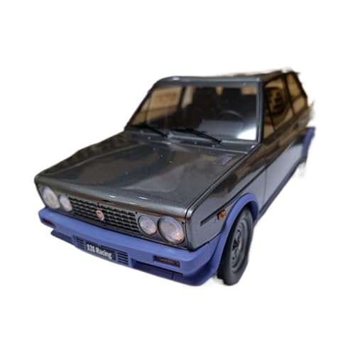 Miniatur Motorfahrzeug-Modelle 1/18 Für FIAT Racing 131 2000 TC Metallic Grau Edition Sport Auto Modell Diecast Auto Modell Mini Auto Modell Fertigmodell von BMAONZ