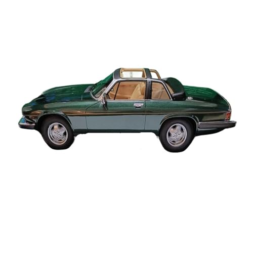 BMAONZ Miniatur Motorfahrzeug-Modelle 1/18 Für Jaguar XJ-SC 1983 Metallic Grün Coupe Modell Miniatur Legierung Auto Klassische Spielzeug Auto Modell Display Fertigmodell von BMAONZ