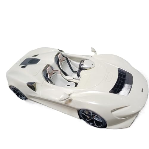 Miniatur Motorfahrzeug-Modelle 1/18 Für McLaren Elva 2022 Pearl White Supercar Modell Druckguss Metall Antike Oldtimer Exquisite Automodelle Fertigmodell von BMAONZ