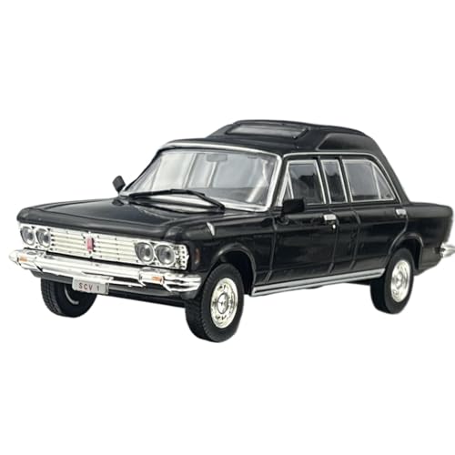 Miniatur Motorfahrzeug-Modelle 1/43 Für FIAT 130 Rarität Limousine Simulation Metall Automodell Versiegelt Design Sammlung Display Fertigmodell von BMAONZ
