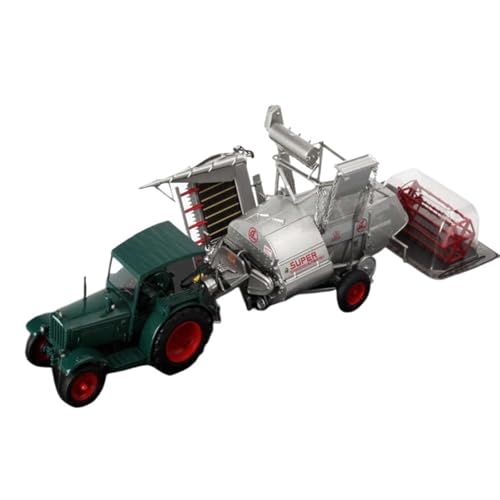 Miniatur Motorfahrzeug-Modelle 1/43 Für Hanomag R40 Mit Claas Miniatur Maßstab Legierung Fahrzeug Modell Für Sammeln Und Anzeigen Fertigmodell von BMAONZ