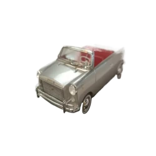 Miniatur Motorfahrzeug-Modelle 1/43 Für Ramses Gamila Silbergrau Simulation Cabrio Automodell Miniatur Druckguss Legierung Automodell Fertigmodell von BMAONZ