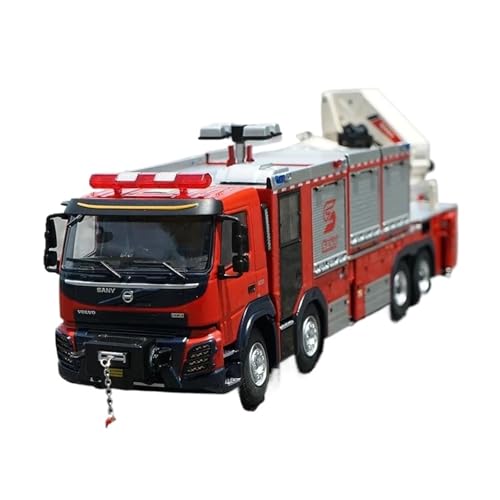 Miniatur Motorfahrzeug-Modelle 1/50 Für Rettungsfahrzeug Feuerwehrauto SANY JY200 Legierung Automodell Sammlerszene Dekoration Sammlerstück Fertigmodell von BMAONZ