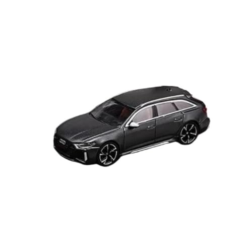 Miniatur Motorfahrzeug-Modelle 1/64 Für RS6 Avant Travel Spielzeugauto Simulation Legierungsmodell Statische Skala Druckgussfahrzeuganzeige Fertigmodell(Black) von BMAONZ