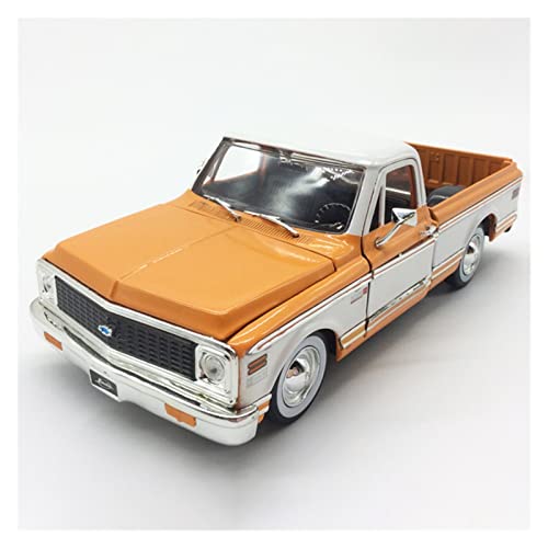 Miniatur Motorfahrzeug-Modelle 1 24 Für Chevrolet Pickup Legierung Auto Modell Sammlung Souvenir Display Fahrzeug Geschenke Spielzeug Fertigmodell(A) von BMAONZ