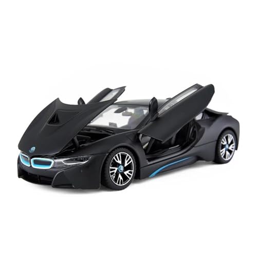 Miniatur Motorfahrzeug-Modelle 1 24 Für I8 Super Sport Auto Auto Modell Maßstab Miniatur Auto Sammeln Geschenk Spielzeug Fertigmodell(Schwarz) von BMAONZ
