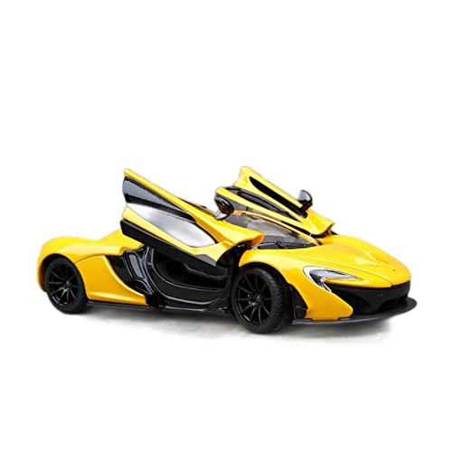 Miniatur Motorfahrzeug-Modelle 1 24 Für McLaren P1 Supercar-Modell Alloy Pull Back Kid Car Toy 2 Offene Tür Fertigmodell(B) von BMAONZ