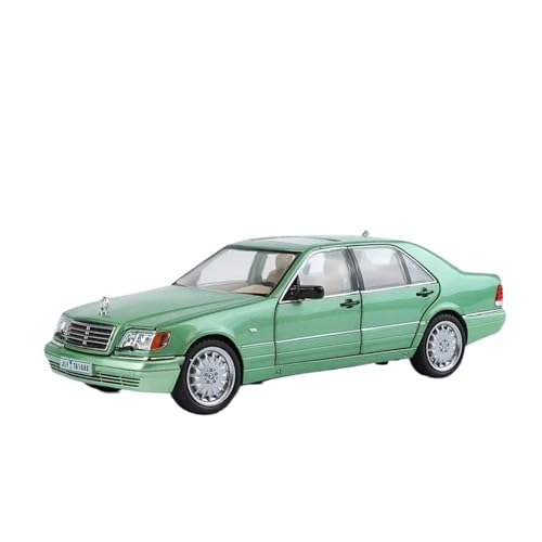Miniatur Motorfahrzeug-Modelle 1 24 Für Mercedes-Benz W140 320SEL Legierung Auto Modell Retro Klassische Klassische Auto Modell Sammlung Fertigmodell(Grün) von BMAONZ