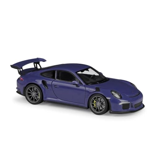 Miniatur Motorfahrzeug-Modelle 1 24 Für Porsche 911 GT3 RS Legierung Auto Modell Simulation Auto Ornamente Sammlung Junge Spielzeug Fertigmodell(Purple) von BMAONZ