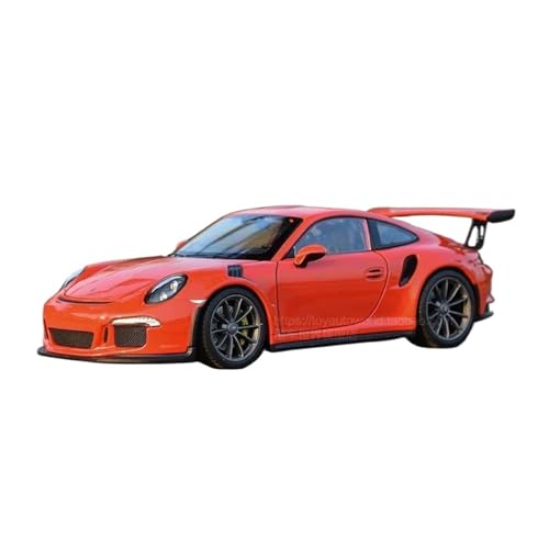 Miniatur Motorfahrzeug-Modelle 1 24 Für Porsche 911 GT3 RS Legierung Auto Modell Simulation Auto Ornamente Sammlung Junge Spielzeug Fertigmodell(Rot) von BMAONZ
