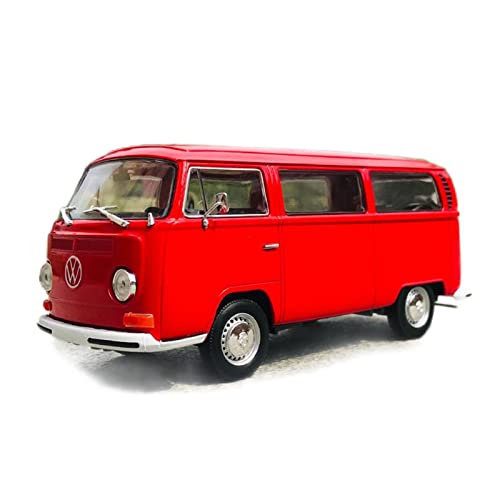 Miniatur Motorfahrzeug-Modelle 1 24 Für Volkswagen T2 Bus Van Alloy Automodell Diecast Toy Boy Geburtstagsgeschenke Fertigmodell(A) von BMAONZ