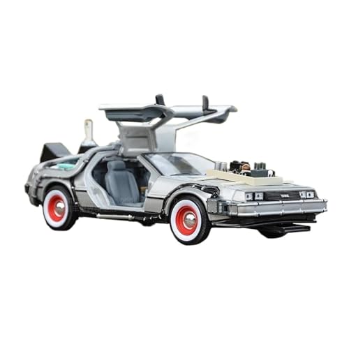 Miniatur Motorfahrzeug-Modelle 1 24 Legierung Modell Auto Für DMC-12 Delorean Zurück In Die Zukunft Zeit Maschine Metall Spielzeug Auto Sammlung Fertigmodell(Back to The Future 3) von BMAONZ