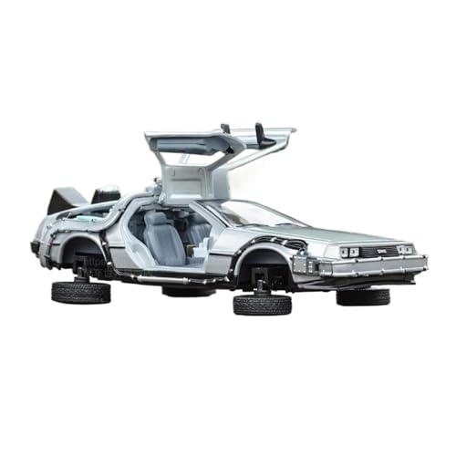 Miniatur Motorfahrzeug-Modelle 1 24 Legierung Modell Auto Für DMC-12 Delorean Zurück In Die Zukunft Zeit Maschine Metall Spielzeug Auto Sammlung Fertigmodell(Back to The Future 4) von BMAONZ
