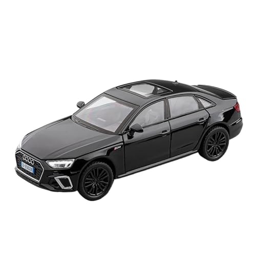 Miniatur Motorfahrzeug-Modelle 1 32 Für Audi A4L Skala Modell Auto Diecast Metall Mini Fahrzeug Sound Und Licht Junge Spielzeug Fertigmodell(Schwarz) von BMAONZ